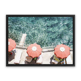 Shop Bagno Marina Archi From Above Photo Canvas Art Print-Amalfi Coast Italy, Blue, Coastal, Green, Landscape, Photography, Photography Canvas Prints, View All-framed wall decor artwork