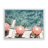 Shop Bagno Marina Archi From Above Photo Canvas Art Print-Amalfi Coast Italy, Blue, Coastal, Green, Landscape, Photography, Photography Canvas Prints, View All-framed wall decor artwork