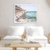 Shop Monopoli I Photo Art Print-Amalfi Coast Italy, Blue, Brown, Coastal, Green, Landscape, Photography, Tropical, View All-framed poster wall decor artwork
