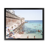 Shop Monopoli I Photo Art Print-Amalfi Coast Italy, Blue, Brown, Coastal, Green, Landscape, Photography, Tropical, View All-framed poster wall decor artwork