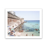 Shop Monopoli I Photo Art Print-Amalfi Coast Italy, Blue, Brown, Coastal, Green, Landscape, Photography, Tropical, View All-framed poster wall decor artwork