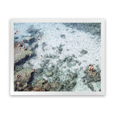 Shop Swimming In Puglia Photo Art Print-Amalfi Coast Italy, Blue, Coastal, Green, Landscape, Photography, Tropical, View All-framed poster wall decor artwork