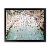 Shop Polignano A Mare From Above I Photo Art Print-Amalfi Coast Italy, Blue, Brown, Coastal, Green, Landscape, People, Photography, Tropical, View All-framed poster wall decor artwork