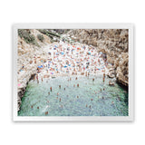 Shop Polignano A Mare From Above I Photo Art Print-Amalfi Coast Italy, Blue, Brown, Coastal, Green, Landscape, People, Photography, Tropical, View All-framed poster wall decor artwork