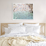 Shop Polignano A Mare From Above II Photo Art Print-Amalfi Coast Italy, Blue, Coastal, Green, Landscape, Neutrals, People, Photography, Tropical, View All-framed poster wall decor artwork