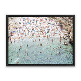Shop Polignano A Mare From Above II Photo Canvas Art Print-Amalfi Coast Italy, Blue, Coastal, Green, Landscape, Neutrals, People, Photography, Photography Canvas Prints, View All-framed wall decor artwork