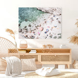 Shop Salento Beach Day III Photo Canvas Art Print-Amalfi Coast Italy, Blue, Coastal, Green, Landscape, Photography, Photography Canvas Prints, View All-framed wall decor artwork