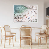 Shop Salento Beach Day III Photo Canvas Art Print-Amalfi Coast Italy, Blue, Coastal, Green, Landscape, Photography, Photography Canvas Prints, View All-framed wall decor artwork