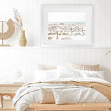 Shop Beach Parasols Photo Art Print-Amalfi Coast Italy, Boho, Coastal, Greece, Landscape, Neutrals, Photography, View All-framed poster wall decor artwork