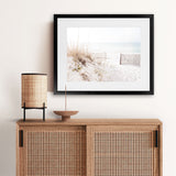 Shop Beach Access Photo Art Print-Boho, Coastal, Greece, Landscape, Neutrals, Photography, View All, White-framed poster wall decor artwork