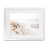 Shop Beach Access Photo Art Print-Boho, Coastal, Greece, Landscape, Neutrals, Photography, View All, White-framed poster wall decor artwork