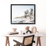 Shop Noosa Bay I Photo Art Print-Boho, Coastal, Greece, Landscape, Neutrals, Photography, View All, White-framed poster wall decor artwork