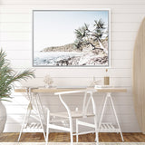 Shop Noosa Bay I Photo Canvas Art Print-Boho, Coastal, Greece, Landscape, Neutrals, Photography, Photography Canvas Prints, View All, White-framed wall decor artwork