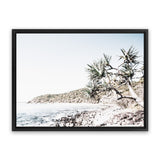 Shop Noosa Bay I Photo Canvas Art Print-Boho, Coastal, Greece, Landscape, Neutrals, Photography, Photography Canvas Prints, View All, White-framed wall decor artwork