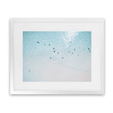 Shop Aerial Surfers I Photo Art Print-Blue, Boho, Coastal, Landscape, Photography, Tropical, View All-framed poster wall decor artwork