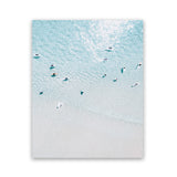 Shop Aerial Surfers II Photo Art Print-Blue, Boho, Coastal, Photography, Portrait, View All-framed poster wall decor artwork