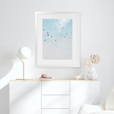 Shop Aerial Surfers II Photo Art Print-Blue, Boho, Coastal, Photography, Portrait, View All-framed poster wall decor artwork