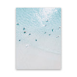 Shop Aerial Surfers II Photo Canvas Art Print-Blue, Boho, Coastal, Photography, Photography Canvas Prints, Portrait, View All-framed wall decor artwork