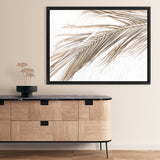 Shop Dried Palm Leaf I Photo Canvas Art Print-Boho, Brown, Coastal, Landscape, Neutrals, Photography, Photography Canvas Prints, Tropical, View All, White-framed wall decor artwork