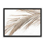 Shop Dried Palm Leaf I Photo Canvas Art Print-Boho, Brown, Coastal, Landscape, Neutrals, Photography, Photography Canvas Prints, Tropical, View All, White-framed wall decor artwork