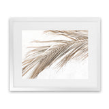 Shop Dried Palm Leaf I Photo Art Print-Boho, Brown, Coastal, Landscape, Neutrals, Photography, Tropical, View All, White-framed poster wall decor artwork