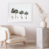 Shop Palm Villa Photo Art Print-Boho, Coastal, Green, Landscape, Photography, Tropical, View All, White-framed poster wall decor artwork