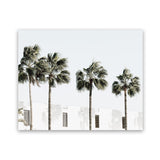 Shop Palm Villa Photo Art Print-Boho, Coastal, Green, Landscape, Photography, Tropical, View All, White-framed poster wall decor artwork
