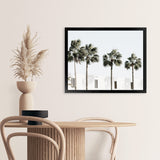 Shop Palm Villa Photo Art Print-Boho, Coastal, Green, Landscape, Photography, Tropical, View All, White-framed poster wall decor artwork