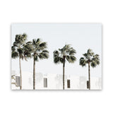 Shop Palm Villa Photo Canvas Art Print-Boho, Coastal, Green, Landscape, Photography, Photography Canvas Prints, Tropical, View All, White-framed wall decor artwork