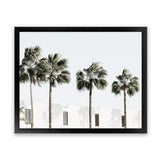 Shop Palm Villa Photo Art Print-Boho, Coastal, Green, Landscape, Photography, Tropical, View All, White-framed poster wall decor artwork