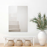 Shop Santorini Stairs Photo Canvas Art Print-Boho, Greece, Neutrals, Photography, Photography Canvas Prints, Portrait, View All-framed wall decor artwork