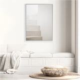 Shop Santorini Stairs Photo Canvas Art Print-Boho, Greece, Neutrals, Photography, Photography Canvas Prints, Portrait, View All-framed wall decor artwork