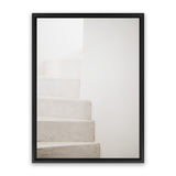 Shop Santorini Stairs Photo Canvas Art Print-Boho, Greece, Neutrals, Photography, Photography Canvas Prints, Portrait, View All-framed wall decor artwork
