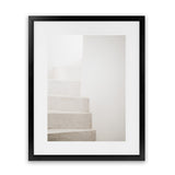 Shop Santorini Stairs Photo Art Print-Boho, Greece, Neutrals, Photography, Portrait, View All-framed poster wall decor artwork