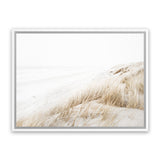 Shop Sandy Dunes Photo Canvas Art Print-Boho, Coastal, Landscape, Neutrals, Photography, Photography Canvas Prints, View All, White-framed wall decor artwork