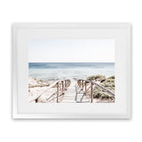 Shop Beach Path I Photo Art Print-Brown, Coastal, Horizontal, Landscape, Neutrals, Photography, Rectangle, View All, White-framed poster wall decor artwork