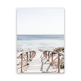 Shop Beach Path II Photo Canvas Art Print-Boho, Brown, Coastal, Neutrals, Photography, Photography Canvas Prints, Portrait, Rectangle, View All, White-framed wall decor artwork