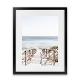 Shop Beach Path II Photo Art Print-Boho, Brown, Coastal, Neutrals, Photography, Portrait, Rectangle, View All, White-framed poster wall decor artwork