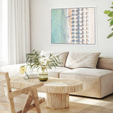 Shop Coastal Vacation II Photo Canvas Art Print-Coastal, Greece, Green, Landscape, Neutrals, Photography, Photography Canvas Prints, Tropical, View All-framed wall decor artwork