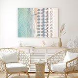 Shop Coastal Vacation II Photo Canvas Art Print-Coastal, Greece, Green, Landscape, Neutrals, Photography, Photography Canvas Prints, Tropical, View All-framed wall decor artwork