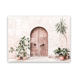 Shop Pink Villa Photo Canvas Art Print-Boho, Coastal, Landscape, Moroccan Days, Photography, Photography Canvas Prints, Pink, View All-framed wall decor artwork