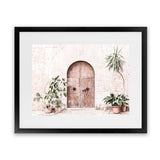 Shop Pink Villa Photo Art Print-Boho, Coastal, Landscape, Moroccan Days, Photography, Pink, View All-framed poster wall decor artwork
