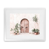 Shop Pink Villa Photo Art Print-Boho, Coastal, Landscape, Moroccan Days, Photography, Pink, View All-framed poster wall decor artwork
