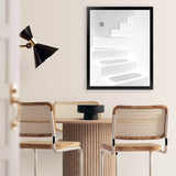 Shop Santorini White Steps I Photo Art Print-Coastal, Greece, Photography, Portrait, View All, White-framed poster wall decor artwork