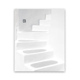 Shop Santorini White Steps I Photo Art Print-Coastal, Greece, Photography, Portrait, View All, White-framed poster wall decor artwork