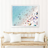 Shop Life At The Beach Photo Art Print-Amalfi Coast Italy, Blue, Coastal, Green, Landscape, People, Photography, Tropical, View All-framed poster wall decor artwork