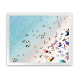 Shop Life At The Beach Photo Art Print-Amalfi Coast Italy, Blue, Coastal, Green, Landscape, People, Photography, Tropical, View All-framed poster wall decor artwork