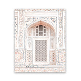 Shop Bohemian Window Photo Art Print-Boho, Moroccan Days, Neutrals, Photography, Pink, Portrait, View All-framed poster wall decor artwork