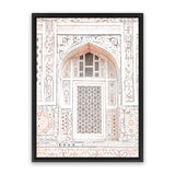 Shop Bohemian Window Photo Canvas Art Print-Boho, Moroccan Days, Neutrals, Photography, Photography Canvas Prints, Pink, Portrait, View All-framed wall decor artwork