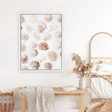 Shop Seashells I Photo Canvas Art Print-Boho, Coastal, Neutrals, Photography, Photography Canvas Prints, Portrait, Tropical, View All-framed wall decor artwork